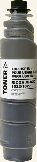 TYPE 2120D - Ricoh Aficio ORIGINAL OEM TONER FOR 1022 1027 3025 COMPATIBLE Toner 360 gms